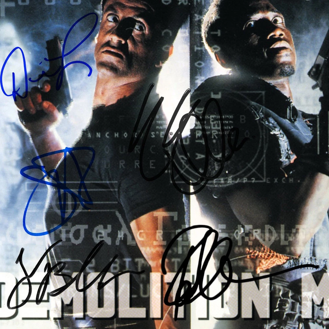 RARE-T Demolition Man - Soundtrack Platinum LP Limited Signature Edition Studio Licensed Custom Frame Limited Edition Frames 4 RARE-T Demolition Man - Soundtrack Platinum LP Limited Signature Edition Studio Licensed Custom Frame Limited Edition Frames