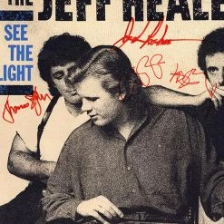 Rare-T The Jeff Healey Band - See The Light Platinum LP Limited Signature Edition Studio Licensed Custom Frame Limited Edition Frames