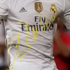 RARE-T Sports Memorabilia Real Madrid - Cristiano Ronaldo Mini Poster Limited Signature Edition Studio Licensed Custom Frame