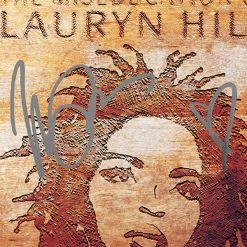 RARE-T Lauryn Hill - The Miseducation Of Lauryn Hill LP Cover Limited Signature Edition Studio Licensed Custom Frame