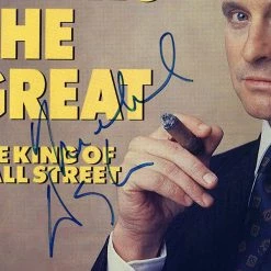 RARE-T Wall Street - Gordon Gekko Photo Limited Signature Edition Studio Licensed Custom Frame Limited Edition Frames