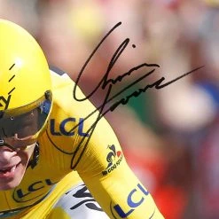 RARE-T Limited Edition Frames Tour De France - Chris Froome Photo Limited Signature Edition Studio Licensed Custom Frame