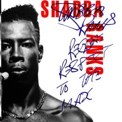 RARE-T Shabba Ranks - X-tra Naked Gold LP Limited Signature Edition Studio Licensed Custom Frame