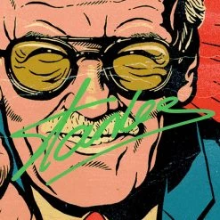 RARE-T Stan Lee - No More Cameos Caricature Art Photo Limited Signature Edition Studio Licensed Custom Frame