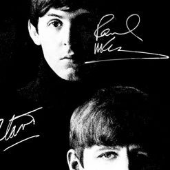 RARE-T The Beatles - With The Beatles LP Cover Limited Signature Edition Studio Licensed Custom Frame