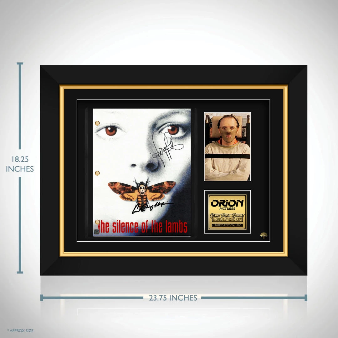 G.R.O. The Silence Of The Lambs Script Limited Signature Edition Studio Licensed Custom Frame 7 G.R.O. The Silence Of The Lambs Script Limited Signature Edition Studio Licensed Custom Frame