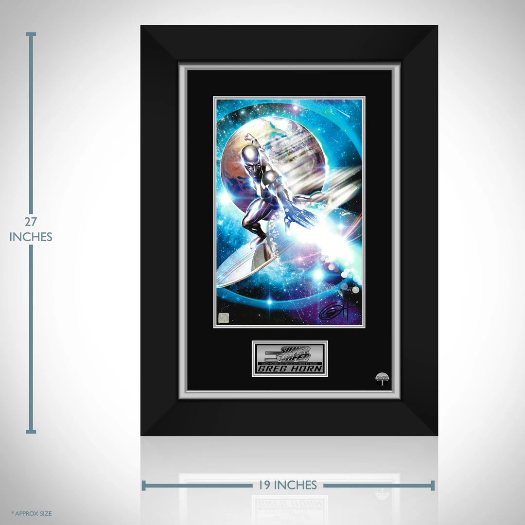 VAULT COLLECTIBLES Silver Surfer- Hand-Signed Artwork Print By Artist Greg Horn Custom Frame Signed Memorabilia 4 VAULT COLLECTIBLES Silver Surfer- Hand-Signed Artwork Print By Artist Greg Horn Custom Frame Signed Memorabilia