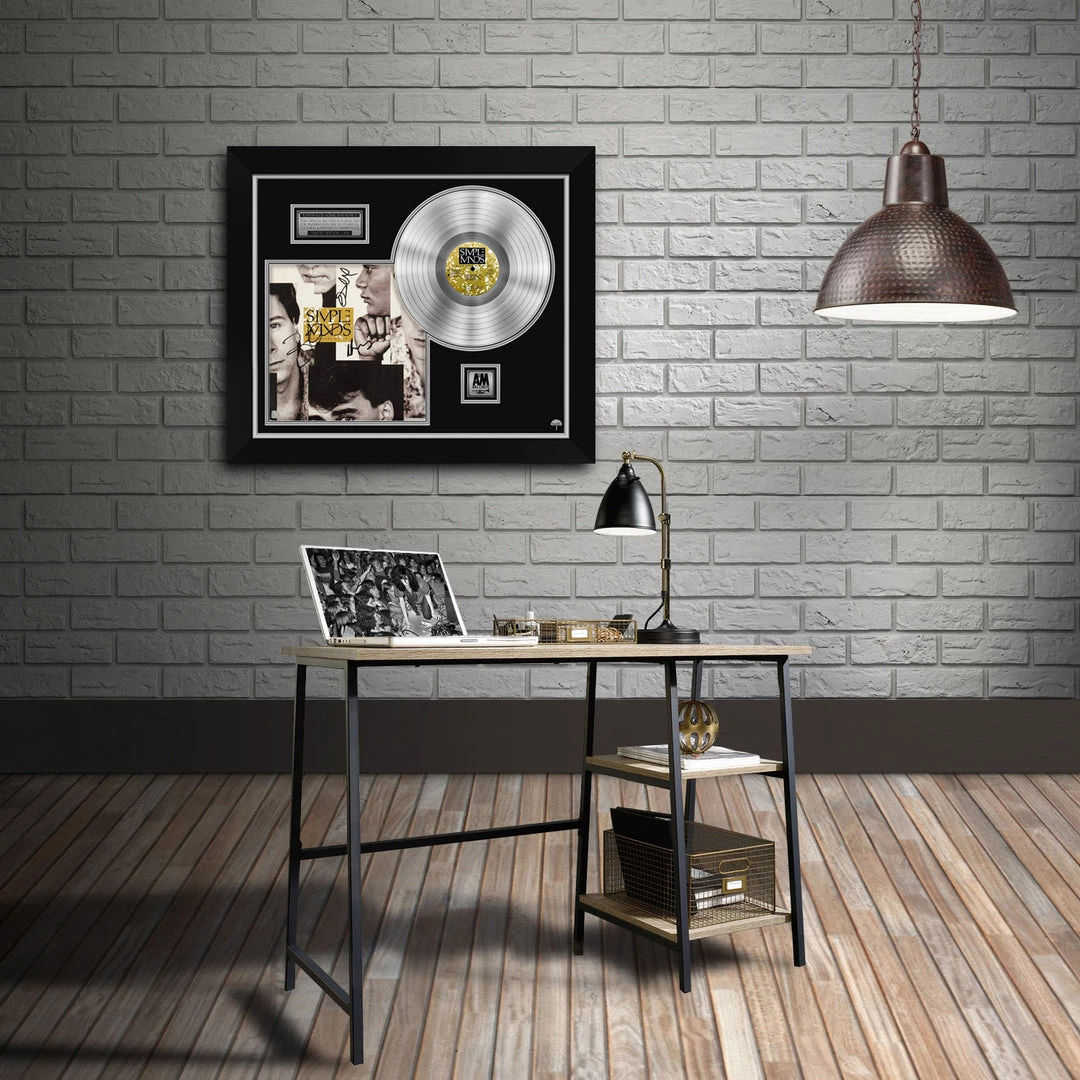 Rare-T Limited Edition Frames Simple Minds Once Upon A Time Limited Signature Edition Studio Licensed Platinum LP Custom Frame