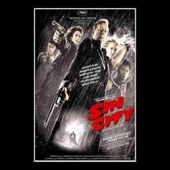 RARE-T Sin City Script Limited Signature Edition Studio Licensed Custom Frame