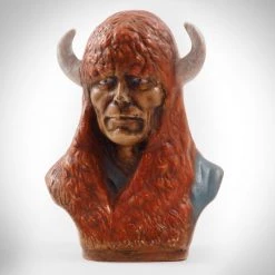 Jonathan Ready To Ship! 48 Hour Shipping! Sioux Buffalo Ceremonial Dancer Vintage Bust