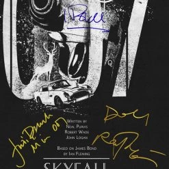 RARE-T Limited Edition Frames James Bond Skyfall Script Limited Signature Edition Studio Licensed Custom Frame