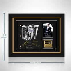 RARE-T Limited Edition Frames James Bond Skyfall Script Limited Signature Edition Studio Licensed Custom Frame