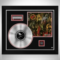 RARE-T Slayer Reign In Blood Platinum LP Frame Limited Signature Edition Studio Licensed Custom Frame Limited Edition Frames