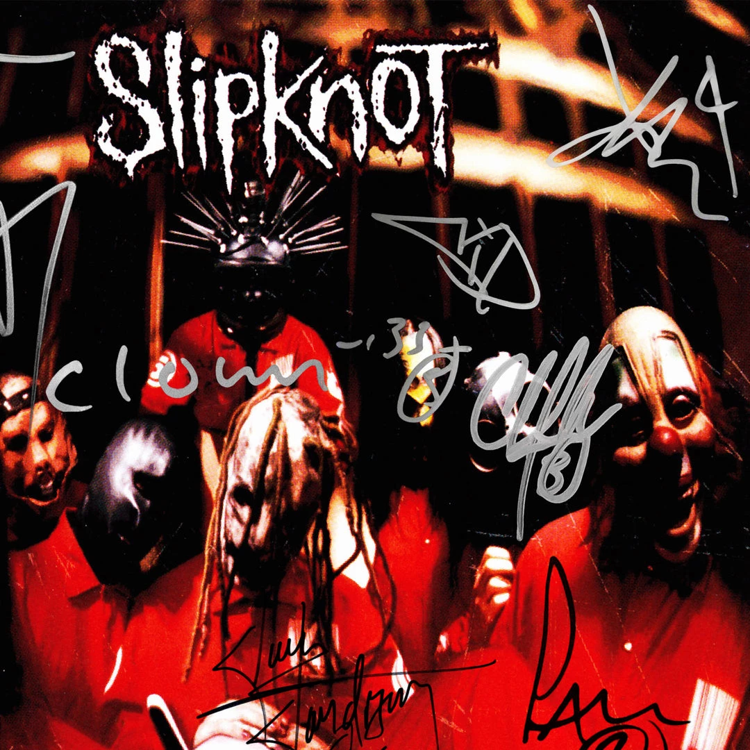 RARE-T Limited Edition Frames Slipknot Self Titled Gold LP Limited Signature Edition Studio Licensed Custom Frame 4 RARE-T Limited Edition Frames Slipknot Self Titled Gold LP Limited Signature Edition Studio Licensed Custom Frame
