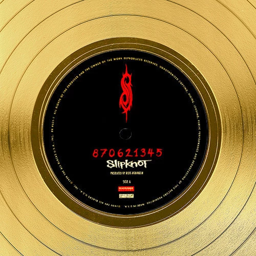 RARE-T Limited Edition Frames Slipknot Self Titled Gold LP Limited Signature Edition Studio Licensed Custom Frame 7 RARE-T Limited Edition Frames Slipknot Self Titled Gold LP Limited Signature Edition Studio Licensed Custom Frame