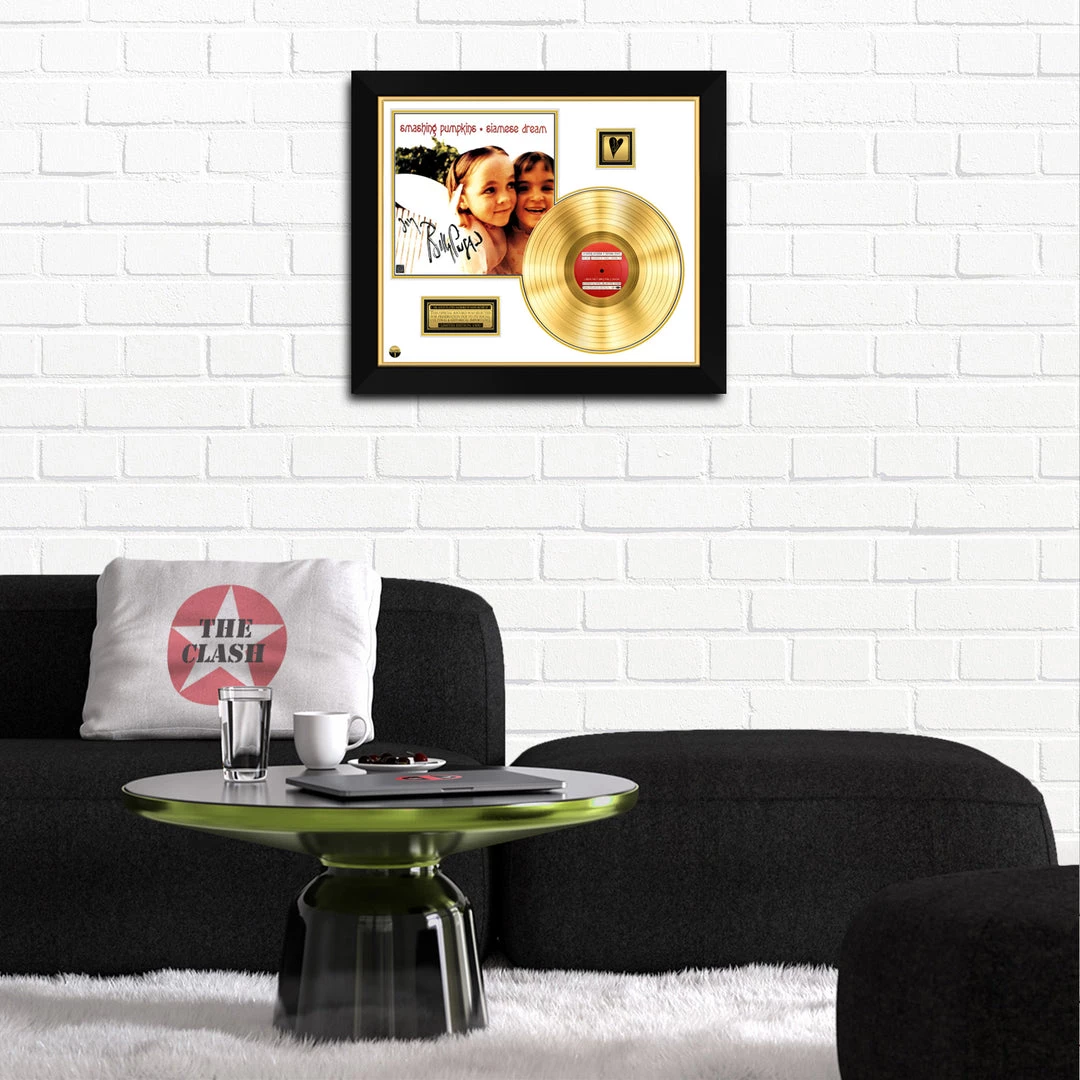 RARE-T Smashing Pumpkins Siamese Dream Gold LP Limited Signature Edition Studio Licensed Custom Frame 5 RARE-T Smashing Pumpkins Siamese Dream Gold LP Limited Signature Edition Studio Licensed Custom Frame