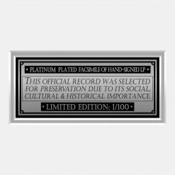 G.R.O. Smashing Pumpkins 'Siamese Dream' Limited Signature Edition Studio Licensed Platinum LP Custom Frame