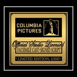 RARE-T The Smurfs 2011 Script Limited Signature Edition Studio Licensed Custom Frame