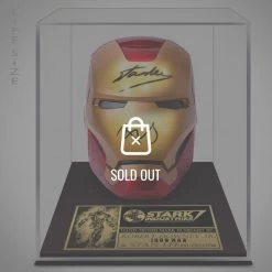 APW Iron Man - Hand-Signed Life Size Iron Man Helmet By Robert Downey Jr. & Stan Lee Signed Memorabilia