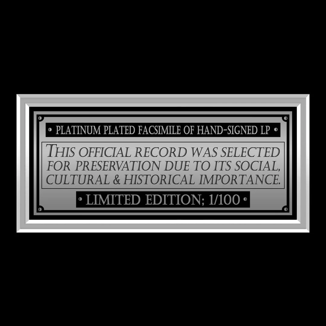 RARE-T Nas Illmatic Platinum LP Limited Signature Edition Studio Licensed Custom Frame 8 RARE-T Nas Illmatic Platinum LP Limited Signature Edition Studio Licensed Custom Frame