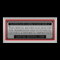 RARE-T Ozzy Osbourne Speak Of The Devil Platinum LP Limited Signature Edition Studio Licensed Custom Frame Limited Edition Frames