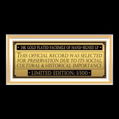 RARE-T Ready To Ship! 48 Hour Shipping! Ready To Ship! - Lady Gaga The Fame Monster Gold LP Limited Signature Edition Studio Licensed Custom Frame