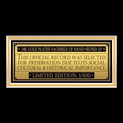 RARE-T Limited Edition Frames George Michael Faith Gold LP Limited Signature Edition Studio Licensed Custom Frame