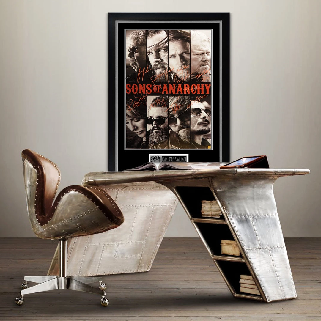 APW Sons Of Anarchy 'Faces' Hand Signed Poster Rare-T Exclusive Custom Frame Signed Memorabilia 3 APW Sons Of Anarchy 'Faces' Hand Signed Poster Rare-T Exclusive Custom Frame Signed Memorabilia