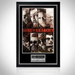 APW Sons Of Anarchy 'Faces' Hand Signed Poster Rare-T Exclusive Custom Frame Signed Memorabilia