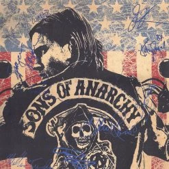 RARE-T Limited Edition Frames Sons Of Anarchy Script Limited Signature Edition Studio Licensed Custom Frame