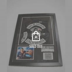 APW Sons Of Anarchy Jax Vest And Signed Photo By Charlie Hunnam Custom Frame Signed Memorabilia