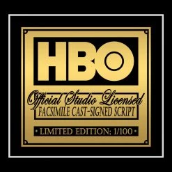 RARE-T The Sopranos Script Limited Signature Edition Studio Licensed Custom Frame