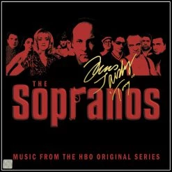 Rare-T The Sopranos HBO Series Soundtrack Limited Signature Edition Studio Licensed Gold LP Custom Frame Limited Edition Frames
