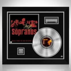 Rare-T The Sopranos HBO Series Soundtrack Limited Signature Edition Studio Licensed Platinum LP Custom Frame Limited Edition Frames