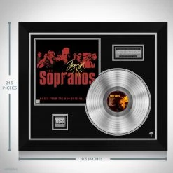 Rare-T The Sopranos HBO Series Soundtrack Limited Signature Edition Studio Licensed Platinum LP Custom Frame Limited Edition Frames