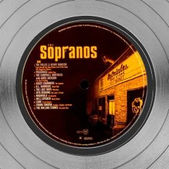 Rare-T The Sopranos HBO Series Soundtrack Limited Signature Edition Studio Licensed Platinum LP Custom Frame Limited Edition Frames