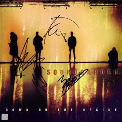 RARE-T Soundgarden Down On The Upside Gold LP Limited Signature Edition Studio Licensed Custom Frame