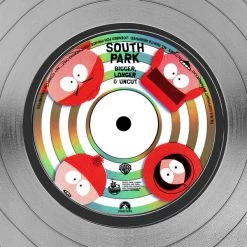 RARE-T Limited Edition Frames South Park Bigger, Longer & Uncut Limited Signature Edition Studio Licensed Platinum LP Custom Frame