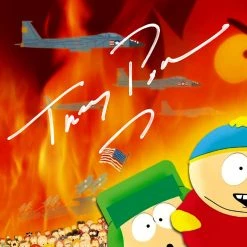 RARE-T South Park Bigger, Longer & Uncut Limited Signature Edition Studio Licensed LP Cover Custom Frame Limited Edition Frames