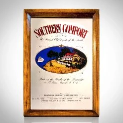 RARE-T Southern Comfort- Vintage Bar/Pub Advertisement Mirror Barware & Signs