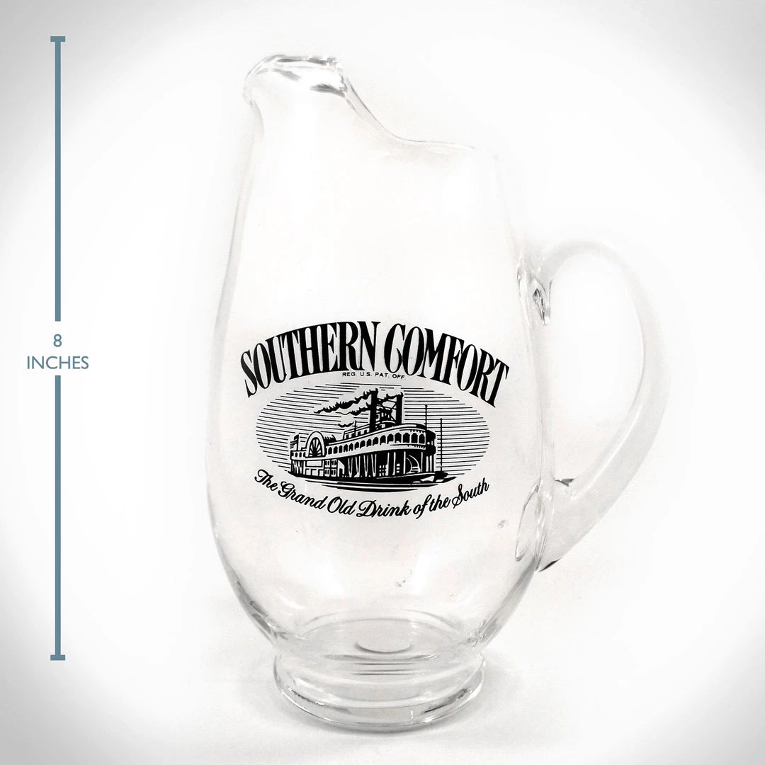 RARE-T Southern Comfort Whiskey / Vintage Barware Glass Pitcher Ready To Ship! 48 Hour Shipping! 4 RARE-T Southern Comfort Whiskey / Vintage Barware Glass Pitcher Ready To Ship! 48 Hour Shipping!