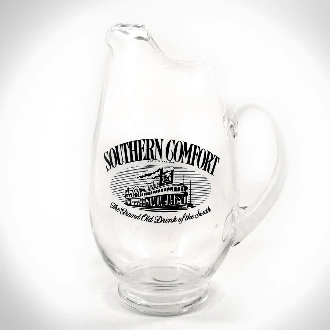 RARE-T Southern Comfort Whiskey / Vintage Barware Glass Pitcher Ready To Ship! 48 Hour Shipping! 1 RARE-T Southern Comfort Whiskey / Vintage Barware Glass Pitcher Ready To Ship! 48 Hour Shipping!