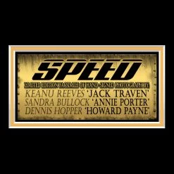 RARE-T Limited Edition Frames Speed Limited Signature Edition Studio Licensed Photo Custom Frame