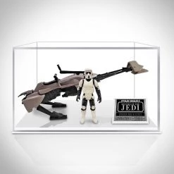 RARE-T Star Wars Generation 1 - Speeder Bike & Scout' Museum Display