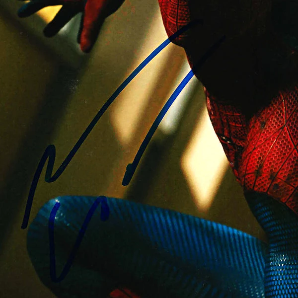 PPC The Amazing Spider-Man PSA/DNA & Excelsior Certified Hand-Signed By Andrew Garfield & Stan Lee Custom Frame 4 PPC The Amazing Spider-Man PSA/DNA & Excelsior Certified Hand-Signed By Andrew Garfield & Stan Lee Custom Frame