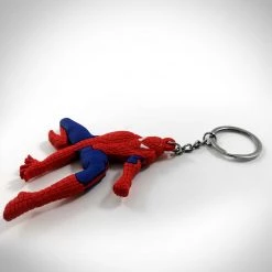 AZALEA Spiderman Double Sided Rubber Keychain Ready To Ship! 48 Hour Shipping!