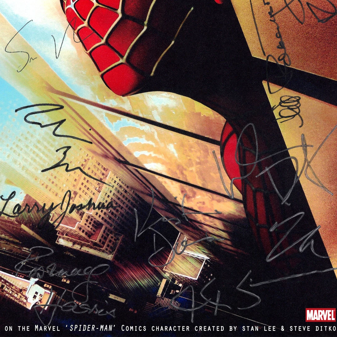 RARE-T Spider-Man Movie Script Limited Signature Edition Studio Licensed Custom Frame 5 RARE-T Spider-Man Movie Script Limited Signature Edition Studio Licensed Custom Frame