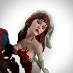RARE-T Zombie Spider-Man & Mary Jane Diamond Select Limited Edition Statue #549 Of 2500 By Rudy Gargia Collectible Statues