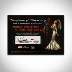 RARE-T Zombie Spider-Man & Mary Jane Diamond Select Limited Edition Statue #549 Of 2500 By Rudy Gargia Collectible Statues