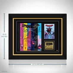 RARE-T Spider-Man Into The Spider-Verse Script Limited Signature Edition Studio Licensed Custom Frame
